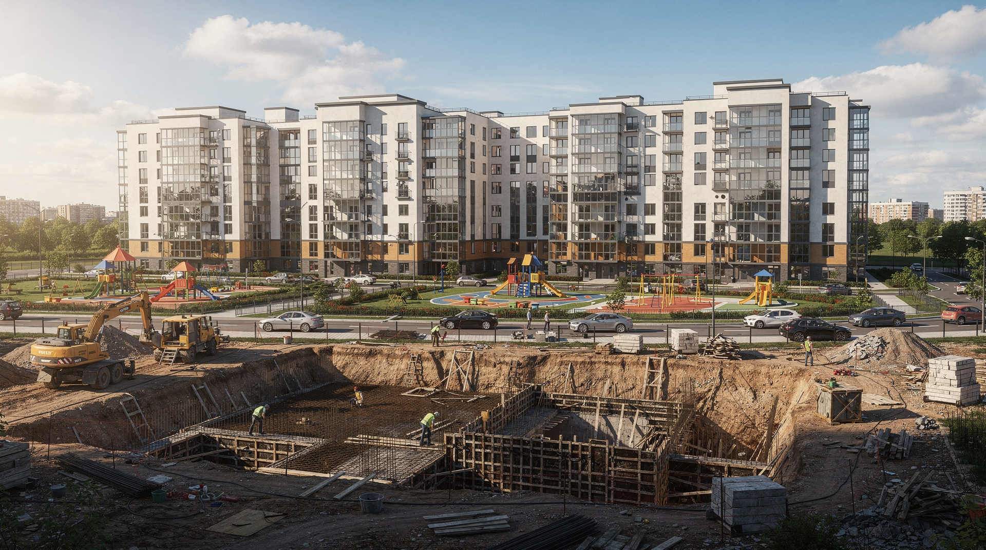 3D-визуализация жилых комплексов: как рендеры помогают продавать на этапе котлована